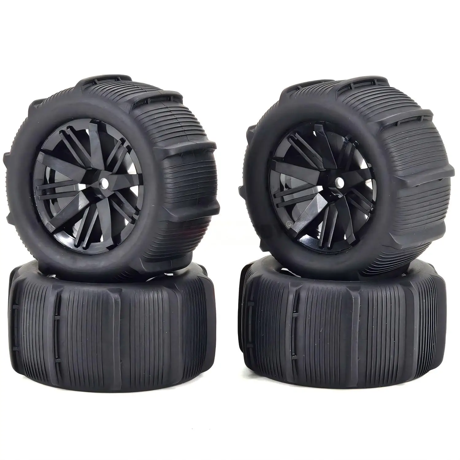 Banden voor RC auto wielen 4 stuks 12mm Hex RC autobanden voor SCY 16101/2/3 MJX 16208/9 14209 JJRC Q130 C8805 HBX Wltoys auto 6304