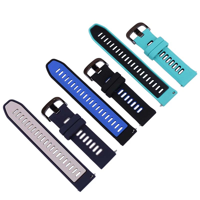 

watch accessories compatible Garmin 265S 255 245 S40 158 sports waterproof rubber watch strap Unisex wristbands bracelets