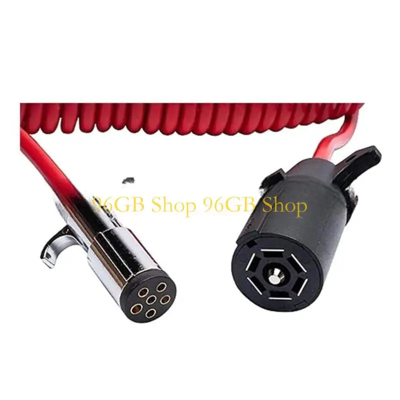 

96GB 15267 6 Wire to 7 Wire Combinations Power Cord Cable Ties Wire Connectors Suitable for Trailer Towed Vehicle Wiring
