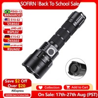 Sofirn C8G Powerful 21700 LED Tactical Flashlight SST40 2000lm 18650 Recharge Battery Torch with ATR 2 Groups Ramping Indicator