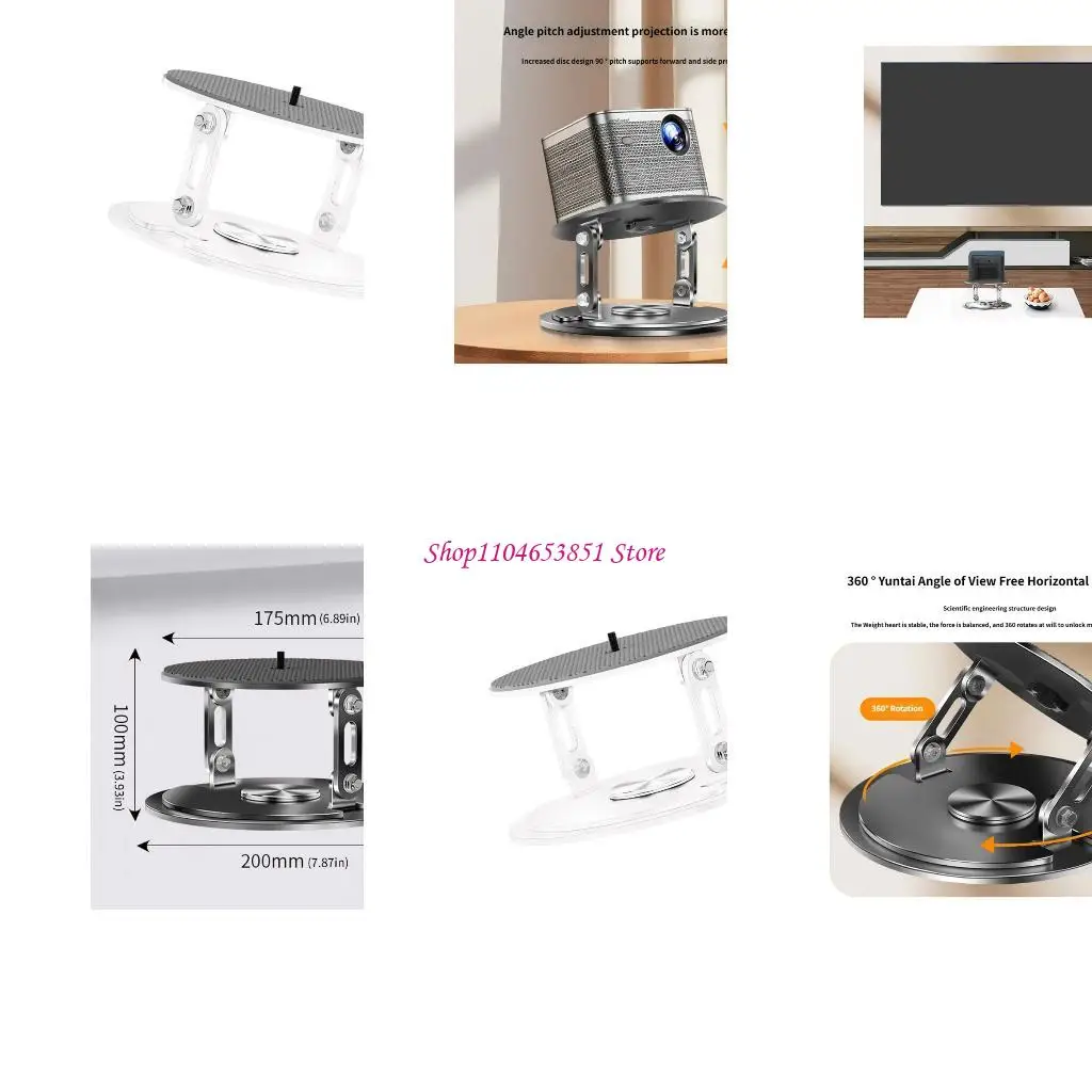 Durability Projector Stand Compatible for 1/4Inch Screw Not Required Drilling