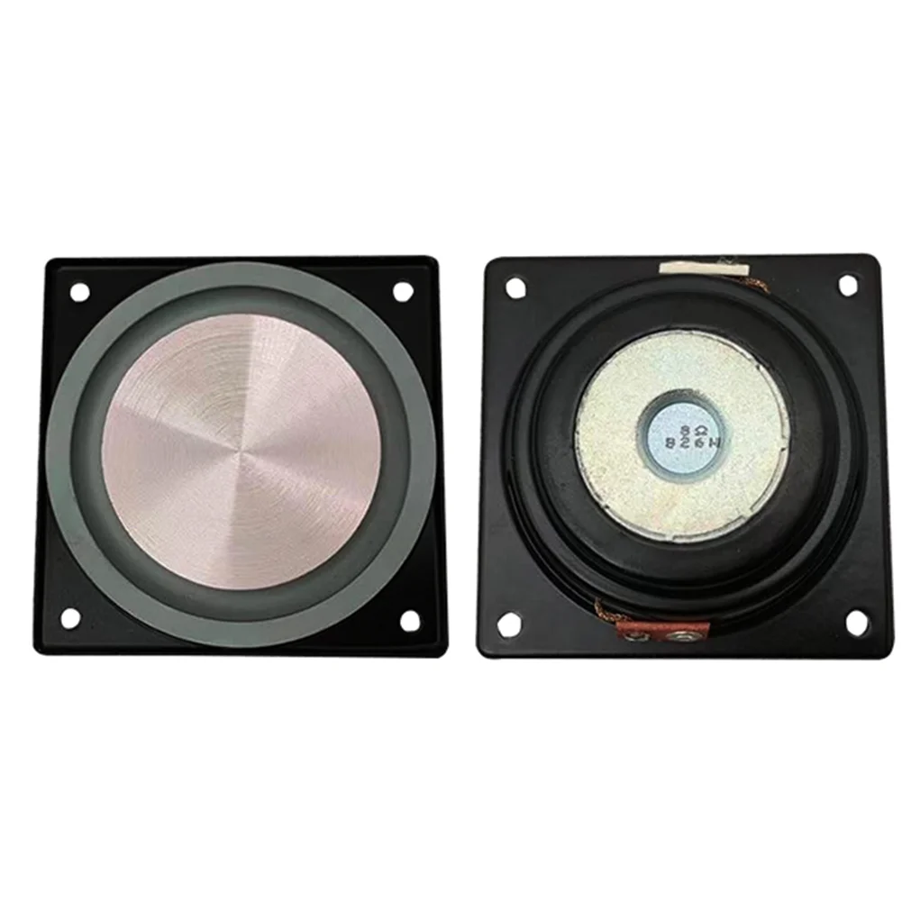 

2.5 Inch Woofer Speaker 8ohm 15W For 2.1 Satellites Diy ultra-thin Loudspeaker Repair Parts Rubber Edge Neodymium Clearance 2PCS
