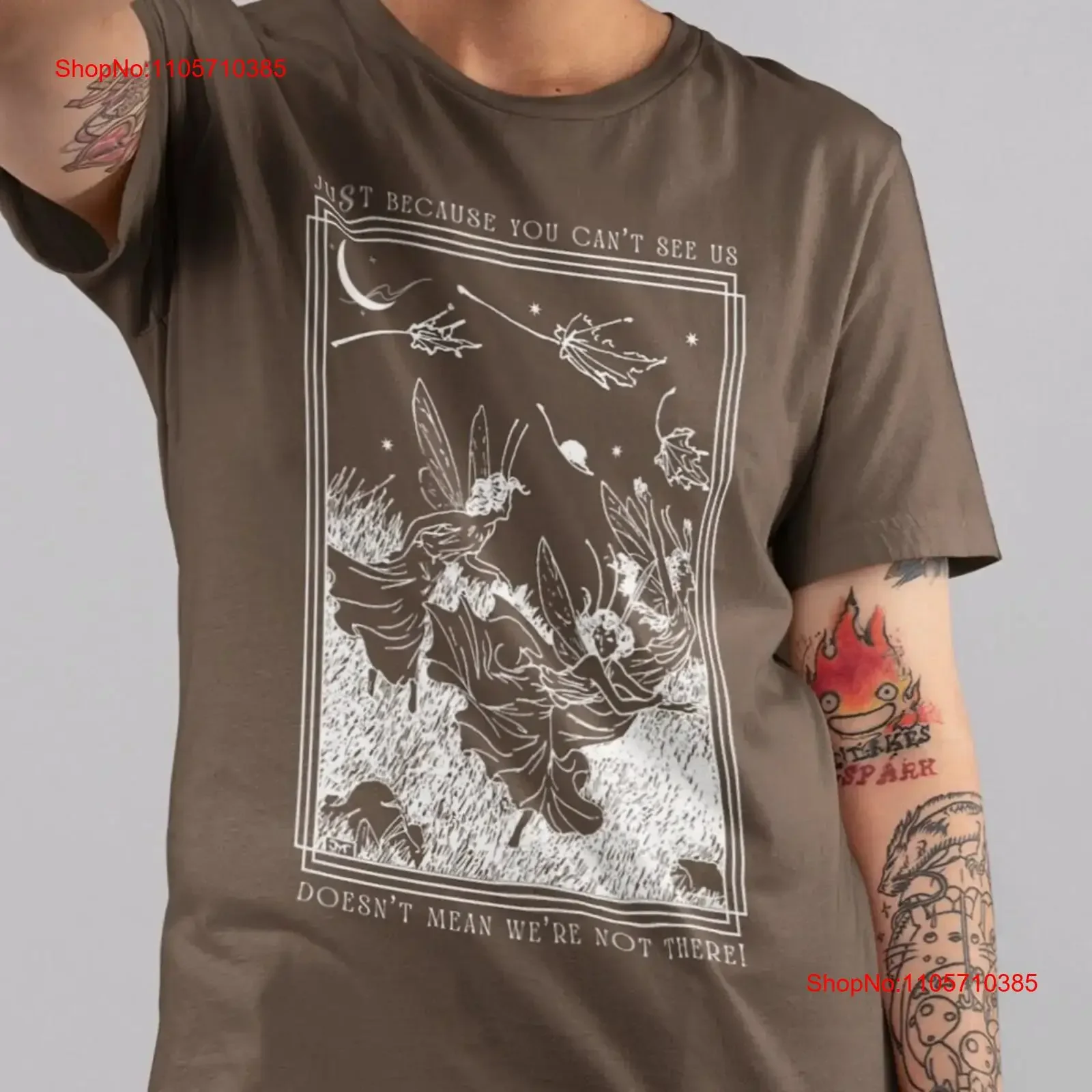 Grunge Fairycore Mall Goth Clothing Fairy T Shirt Plus Size Witchy Stuff Witch Goblincore Dark Cottagecore Core vintage Washed