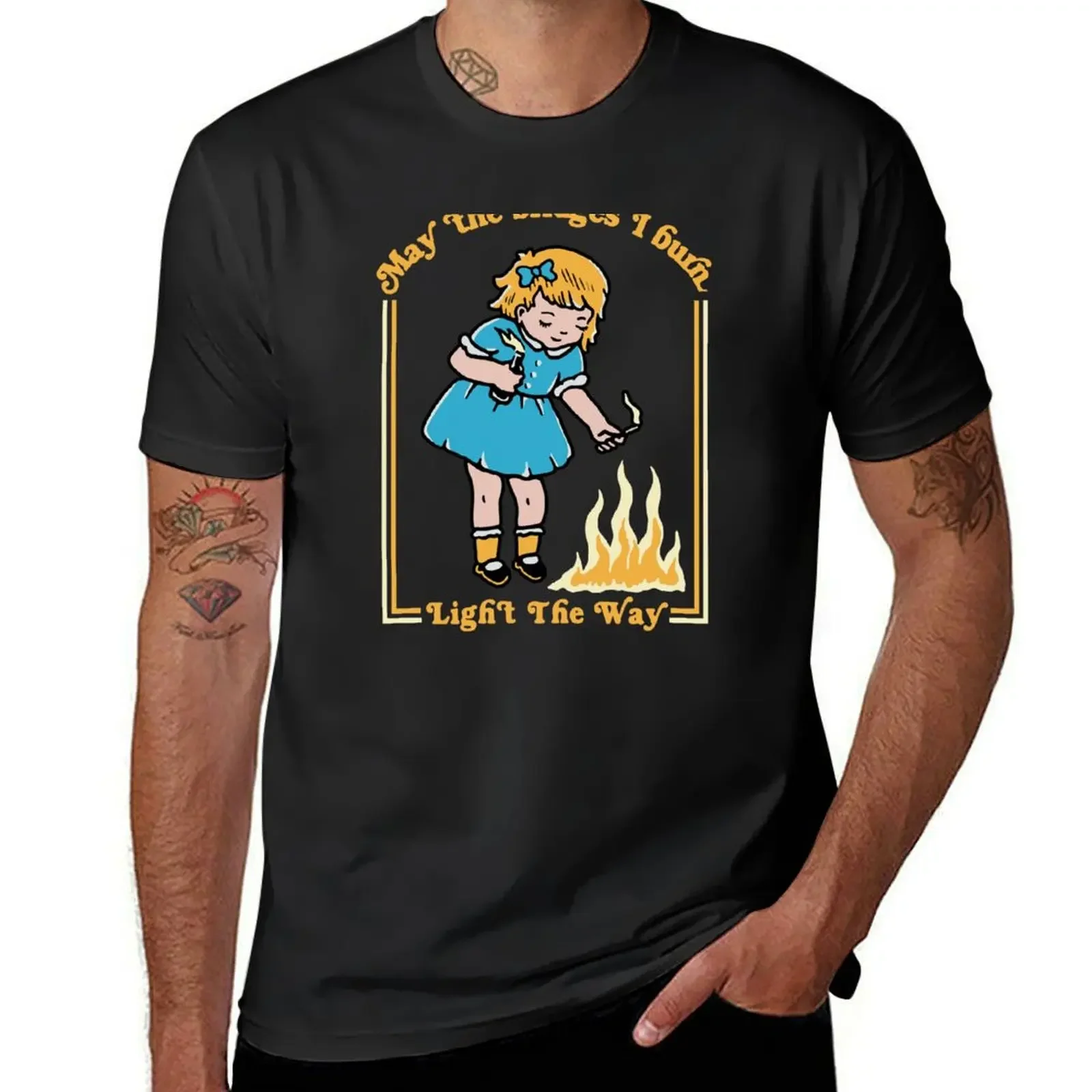 

May-The-Bridges-I-Burn-Light-The-Way T-Shirt rapper graphic tees sublime vintage clothes anime shirts men
