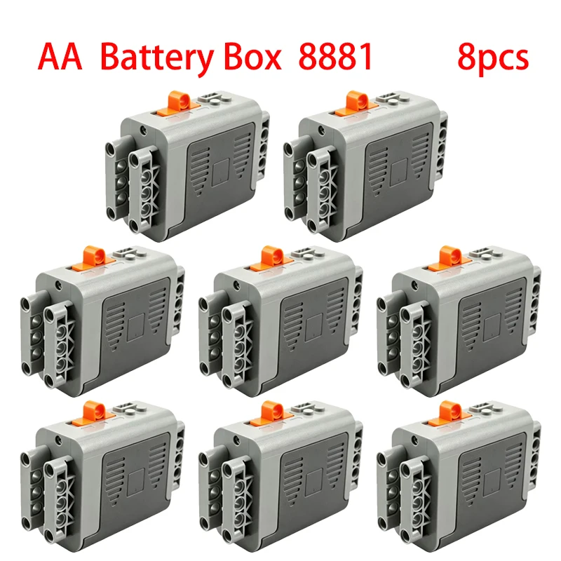 Power Battery Box Building Blocks Parts Set 8881 Large Battery Case Compatible With Technic Series MOC DIY Bricks Toy Accessory - view 5