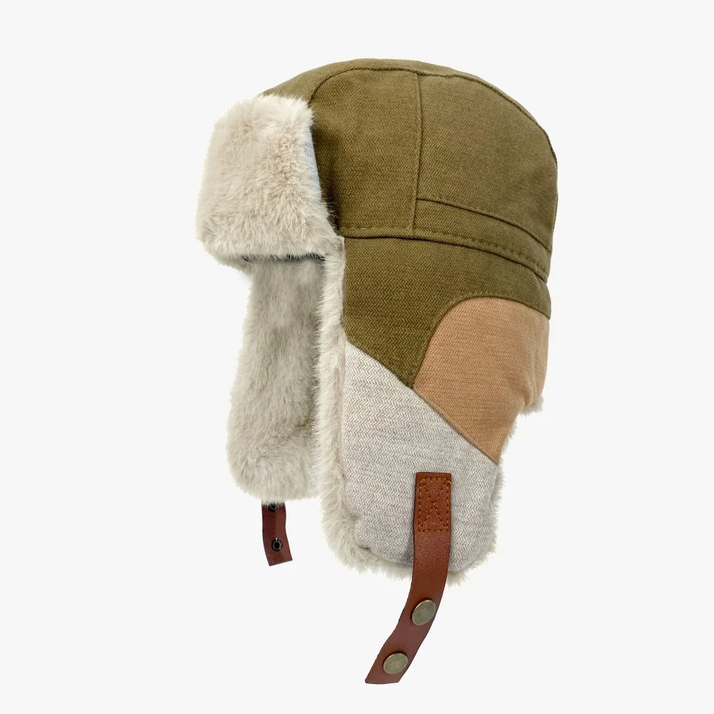 Winter Warmth: Stylish and Versatile Aviator Hat—Thickened, Windproof, and Cold-Resistant Cycling Hat with Ear Protection