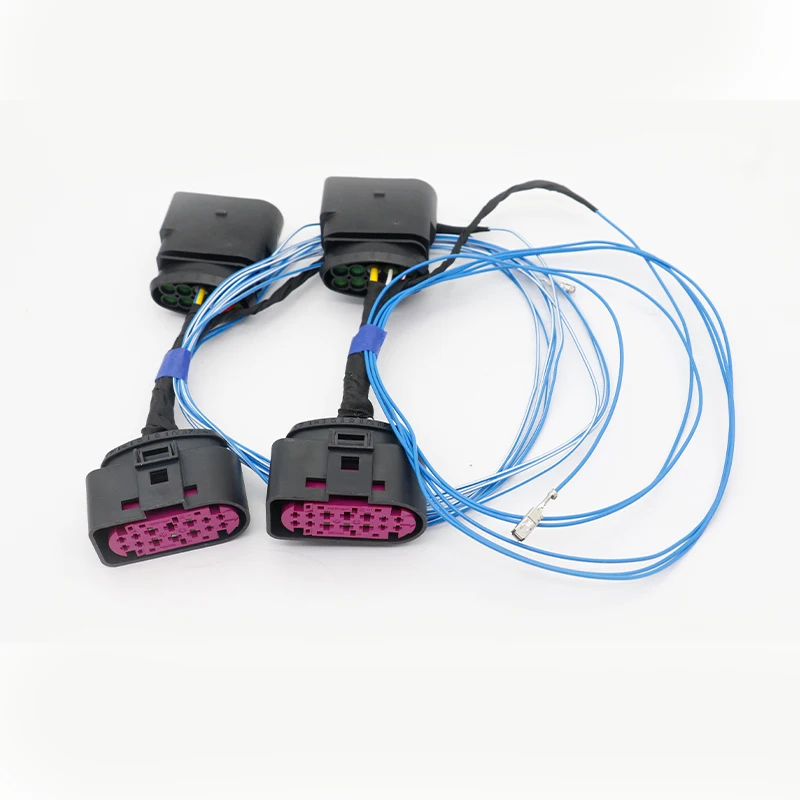 

OEM HID Xenon Headlight 10 to 14 Pin Connector Adapter For VW Passat B7