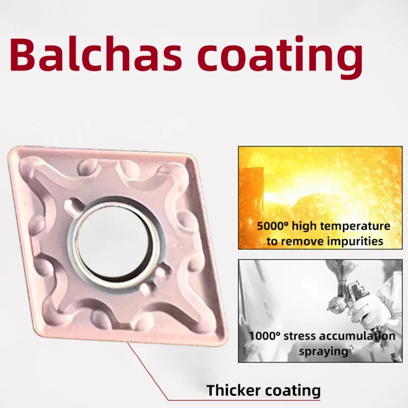 

Carbide Insert CNMG120404 MA VP15TF CNMG 120408 MS Turning Tools For Stainless Steel CNC Lathe Cutter 10pcs Blade Plate