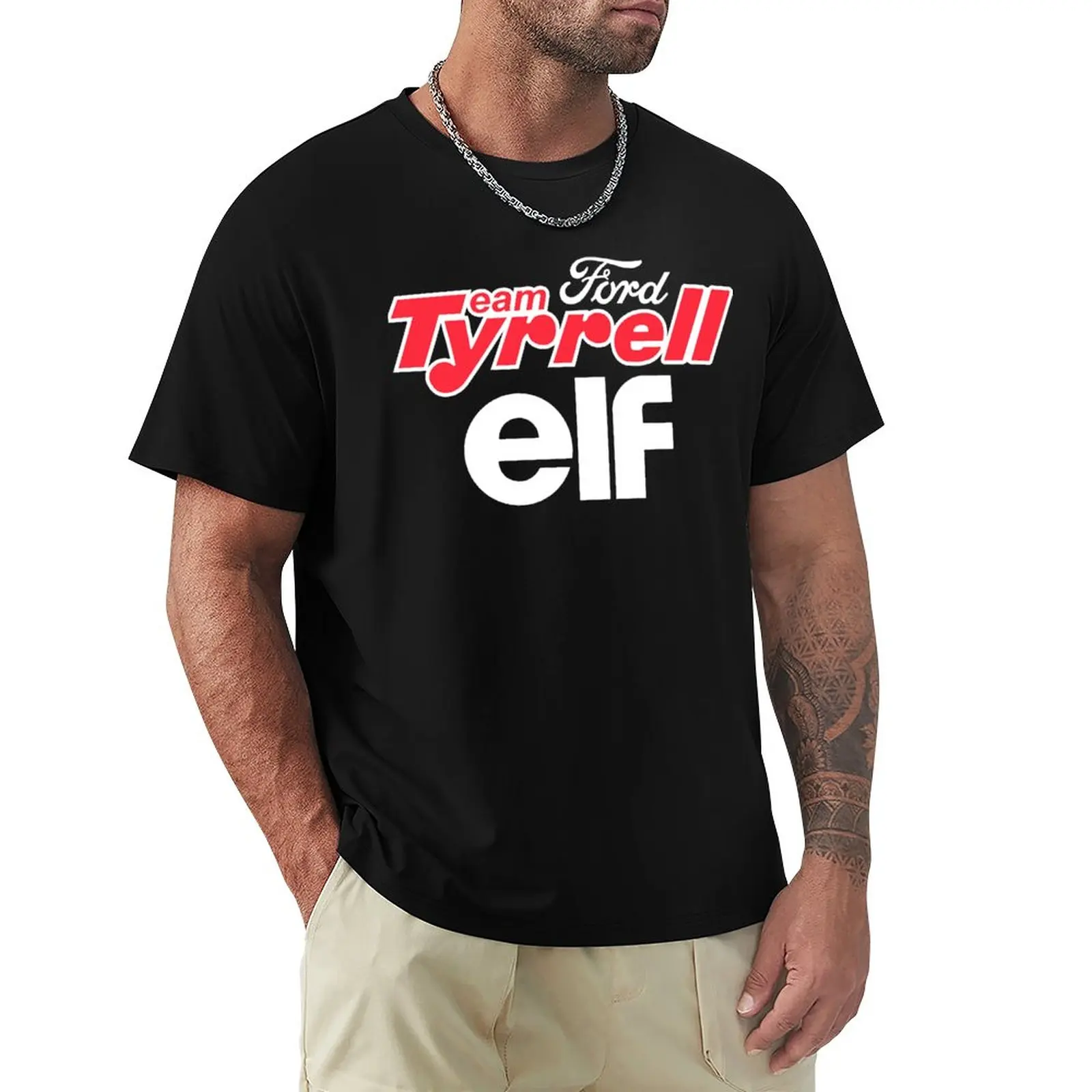 Team Tyrrell Shirt, Sticker, Hoodie, Mask T-Shirt anime clothes summer clothes oversized t shirts Men's clothing