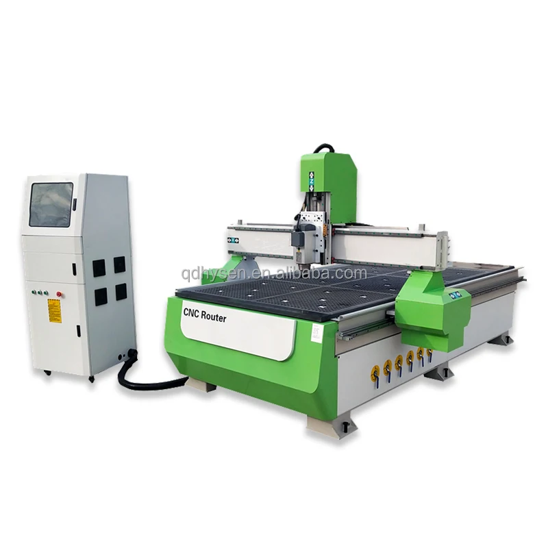 HYSEN Vacuum Suction Table High Speed Cnc 3 Axis Router Cnc Router With NC Studio Control System 1325 CNC ROUTER