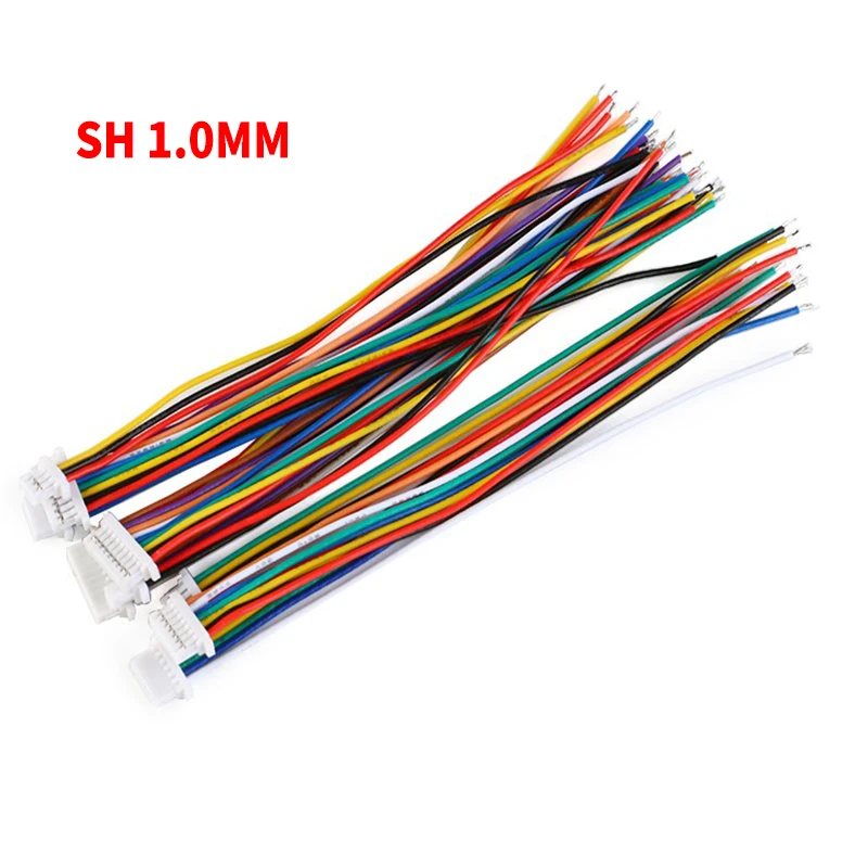 5/10PCS 1.0 1.25 1.5 2.0 2.54 SH/JST/ZH/PH/XH 1.0MM 1.25MM 1.5MM 2.0MM 2.54MM female plug connector with wire 2/3/4/5/6/7/8P Pin