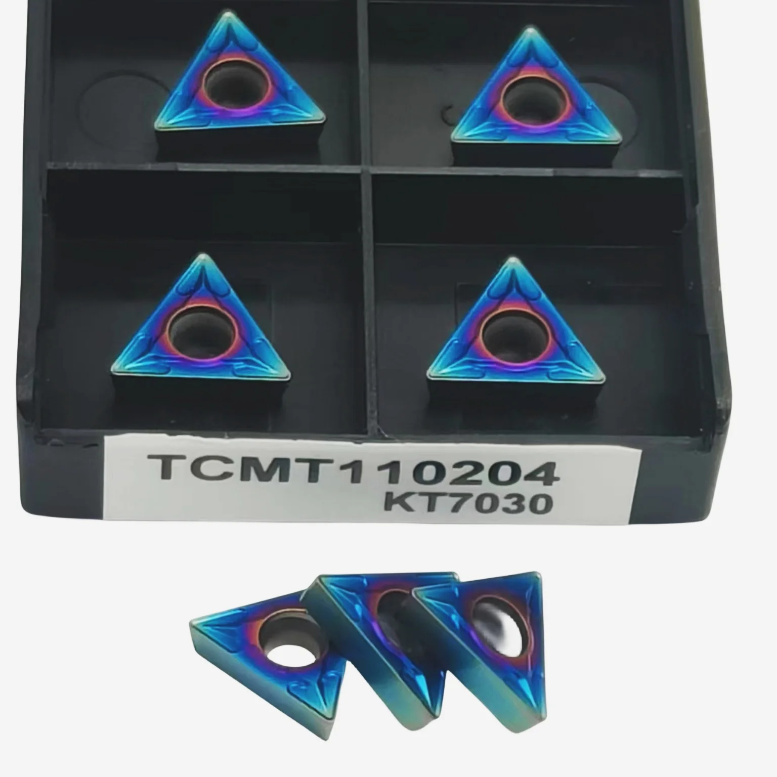 เครื่องกลึงโลหะ TCMT110204คาร์ไบด์แทรกภายในเครื่องมือกลึงคุณภาพสูง TCMT110208