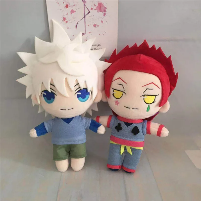

Hunter X Hunter Plush Doll Set Gon Killua Hisoka Soft Stuffed Anime Character Toy Cute Cartoon Figure Kids Fans Collection Gift