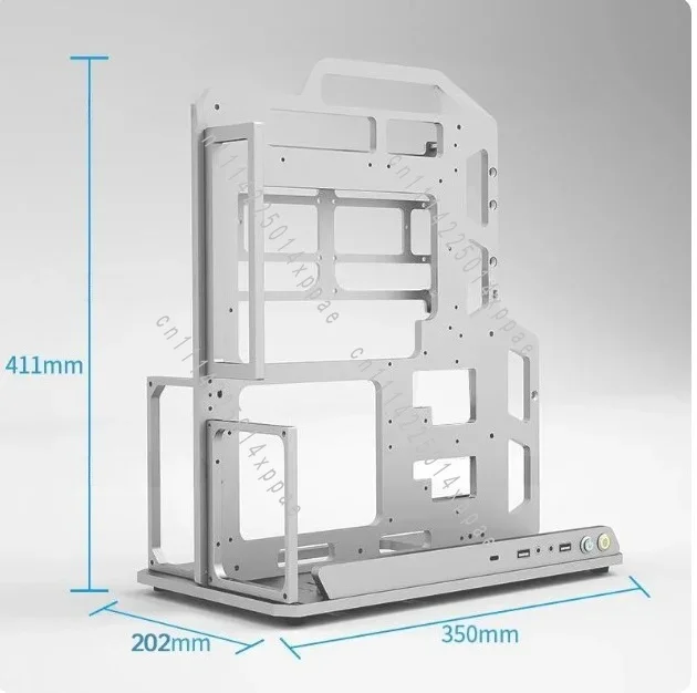 Open Case Computer Water-cooled  Handheld  A Aluminum Alloy Metal Minimalist