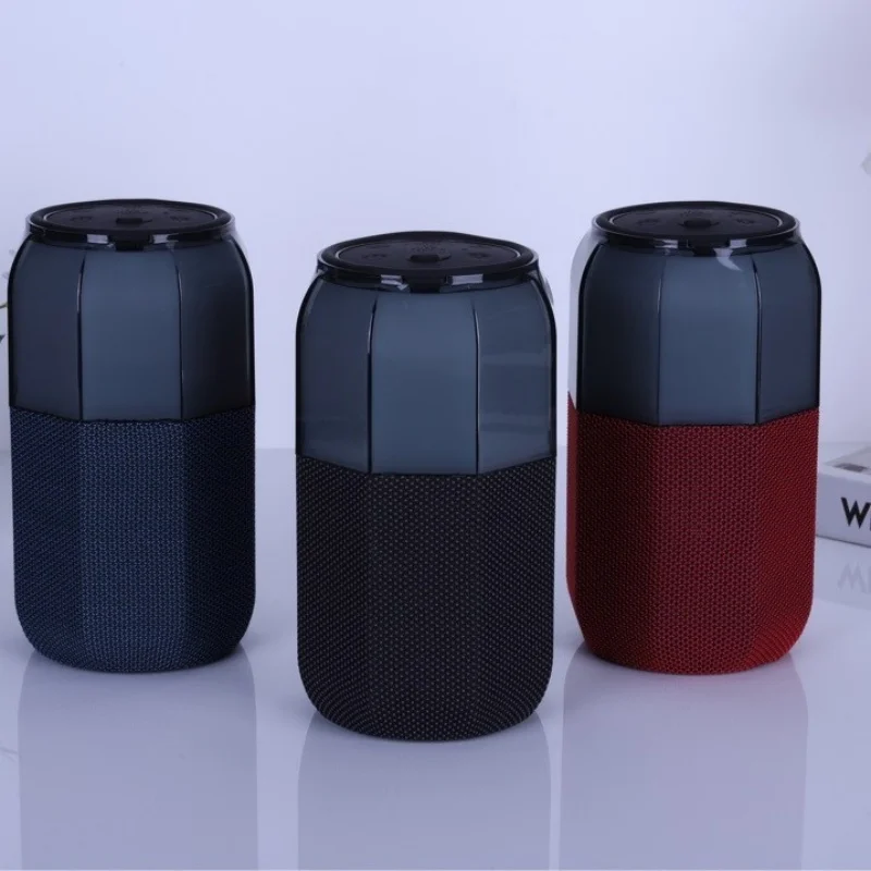 

New portable cola bottle Bluetooth speaker subwoofer with TWS FM TF USB auxiliary LED ambient light suitable for outdoor parties