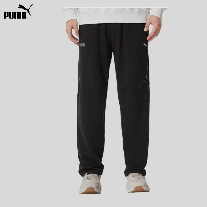 Puma New Men's and Women's Same Loose Mid-waist Lace-up Classic Sports Casual Pants 636089-01
