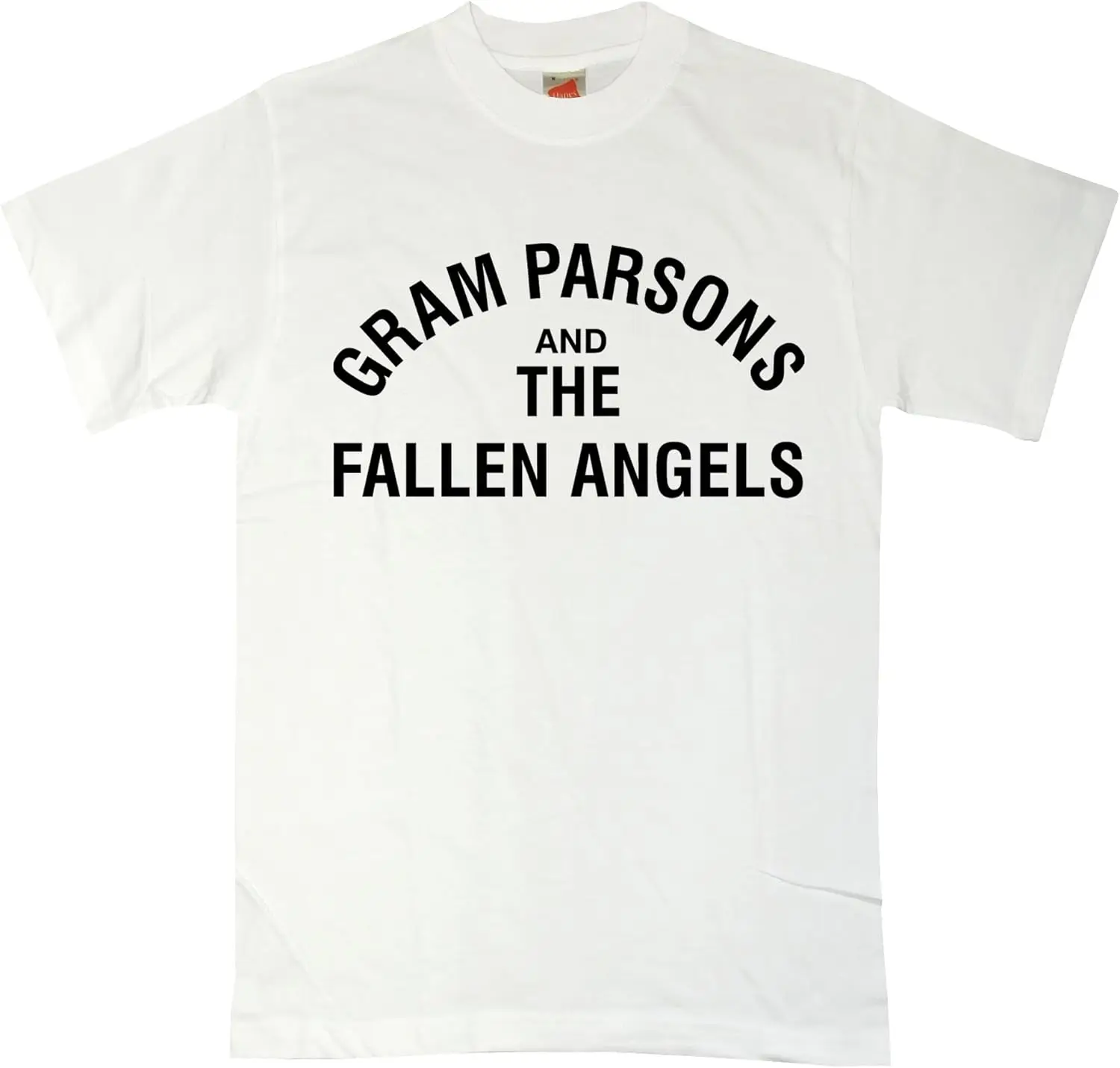 Mens Gram Parsons & The Fallen Angels T Shirt - White - 2XL