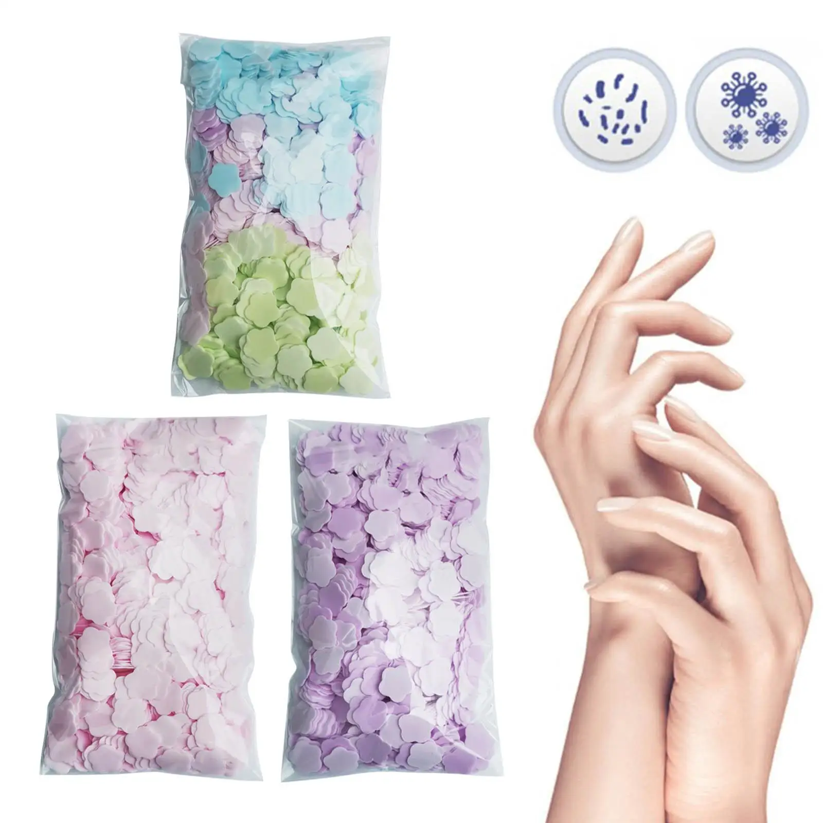 1000 Pieces Soap Paper, Hand Washing ,Hand Soaps Sheet Fast Foaming