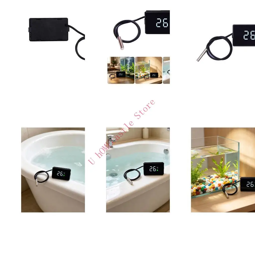 63HF Lightweight Plastic Sensitive Thermometers With Clear LED Screen And Quick Response For Everyday Temperature Check