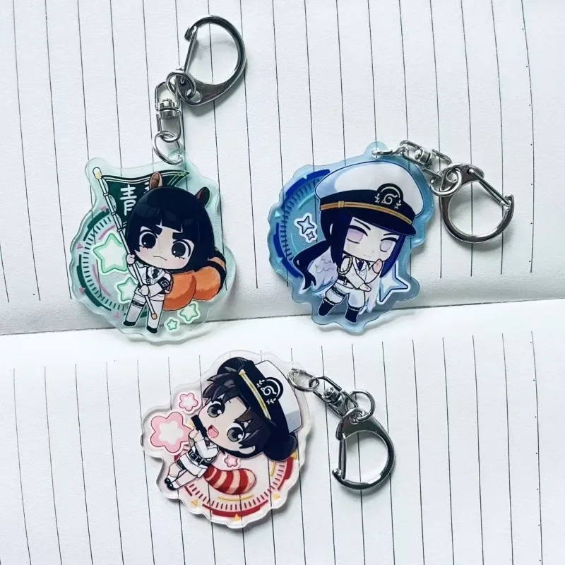 LLavero de NARUTO para hombre y mujer, llavero acrílico Tenten, colgante de Rock Lee, Hyuga Neji, regalo para amigo, figuras de juguete, accesorios Cos