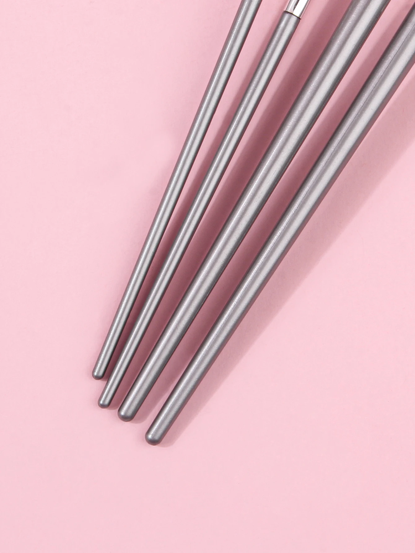 4PCS Pincel delineador de ojos líquido ultrafino con ángulo oblicuo y punta plana para cejas