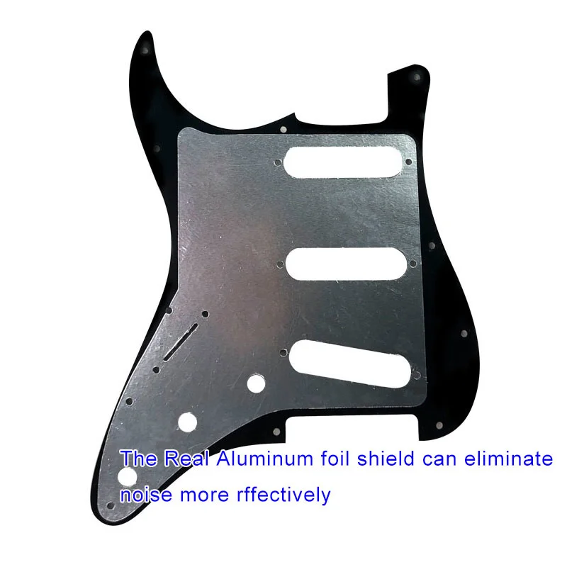 xinyue Custom Parts For ST Pickups Guitar Pickguard With Three Reverse-Mounted American Vintage ‘65 Single-Coil Strat Pickups