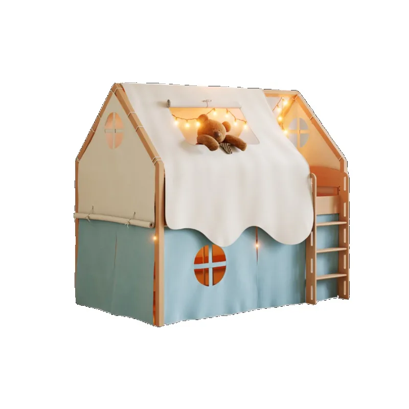 Worry-free tent half-height bed special accessories small house room bed mantle tree house bed curtain