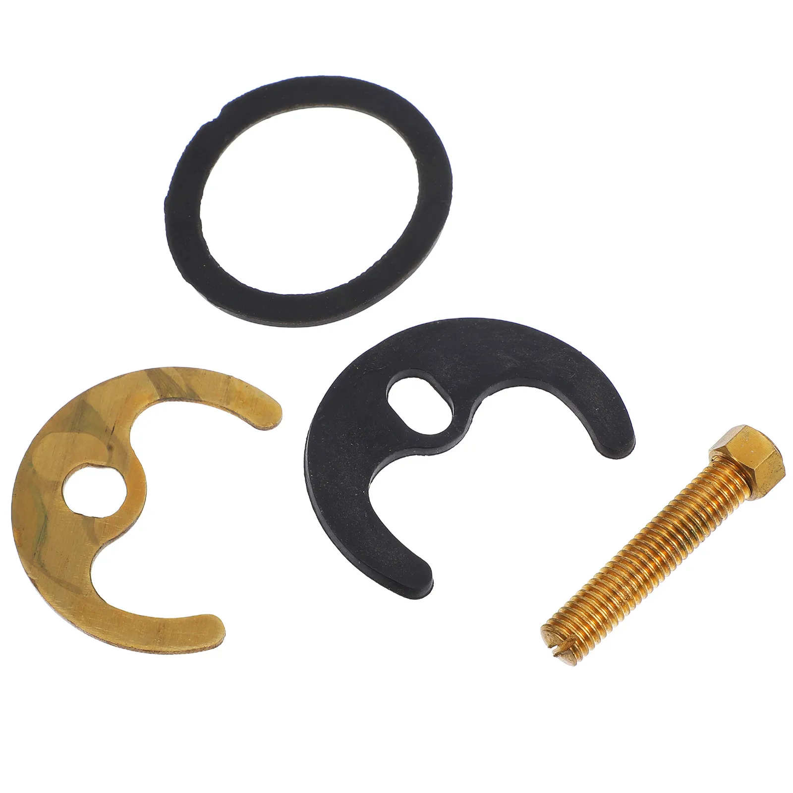 

Набор прочных медных гайок для крепления смесителей (Horseshoe Nut) для установки, ремонта и фиксации смесителей для кухни и ванной комнаты, а также для раковин и умывальников