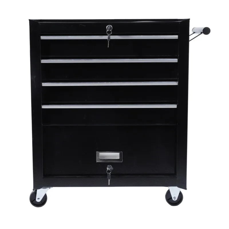 Heavy duty auto repair tool cabinet Multi-layer mobile maintenance trolley Workshop Hardware with drawers Parts Tool cart