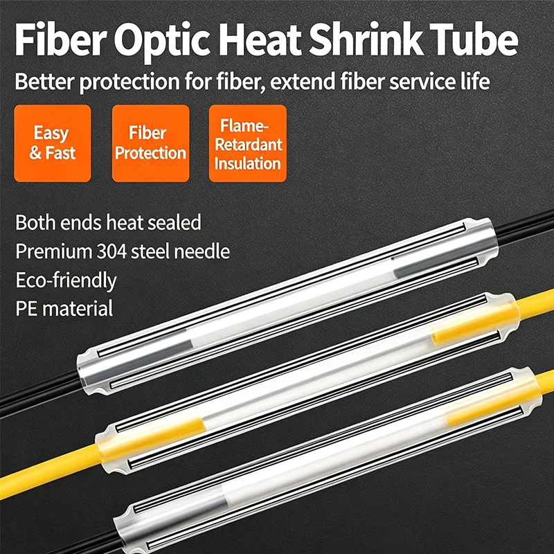 50개/봉지 60mm 단일 스틸 니들 섬유 열수축 튜빙 - Heat Shrink Tubing 리뷰 및 가격