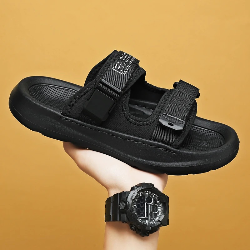 Trend Spotting Men's Slippers 2026 Men Sandals Spring Casual Shoes Fashion Non Slip Man Sneakers Wear-Resistant Rubber Soft Sole
