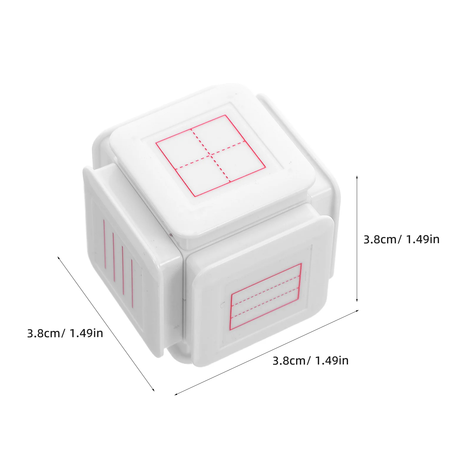 Multi-Function Six-Sided Grid Stamp - Self-Inking Handwriting Line Practice Tool - Classroom Must Haves for Teacher Stamps and