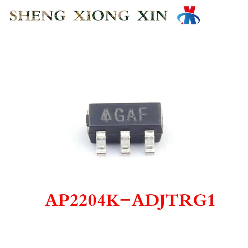 50pcs/Lot 100% New AP2204K-ADJTRG1 SOT-23-5 Linear Voltage Regulators AP2204K 2204 Integrated Circuit