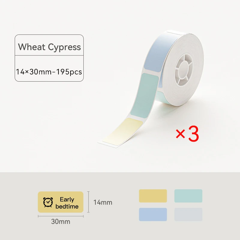 3 Rolls Kleur Thermisch Label Papier zelfklevende Sticker voor Niimbot D11 D110 D101 H1S Home Office Printer
