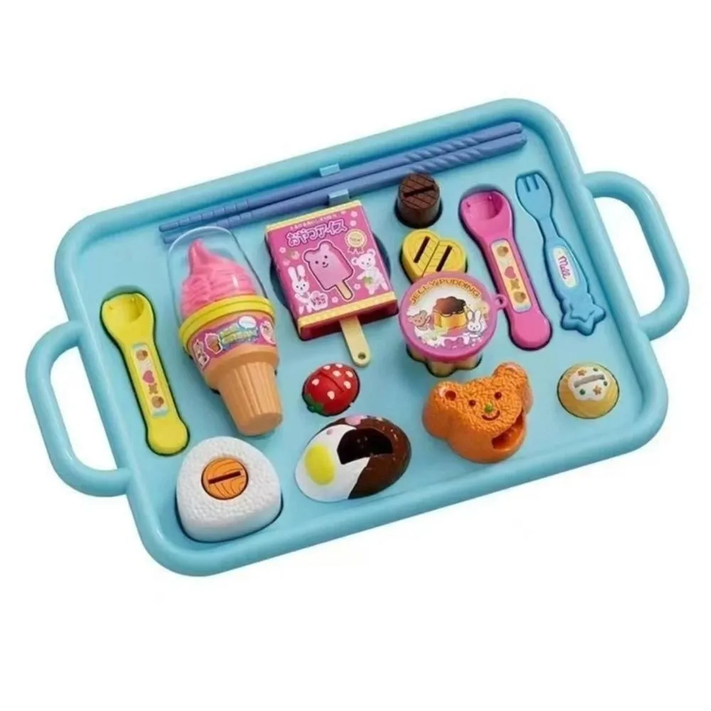 Kleine BearShape Pudding Voeden Set Simulatie Model Fantasiespel Lunchbox Pudding Rollenspel Kawaii Speelhuis Speelgoed