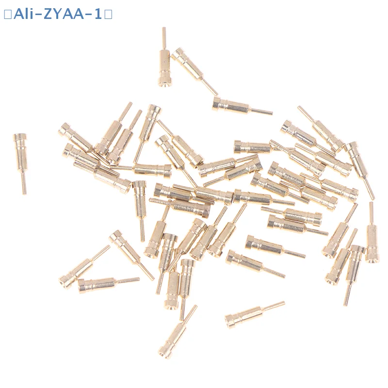 【ZYAA-1】50pcs Nixie/VFD Tube Socket Female Pin For IN-14 IN-16 IN-19 QS18-12 QS16 YS13-3 Fluorescent Tube Socket Female Terminal