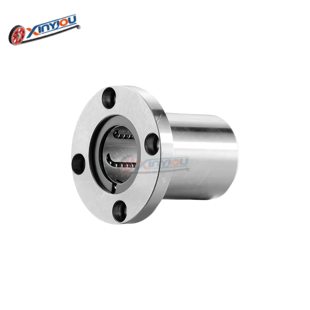 LMF Round Flange Linear Bearing (Standard/Long) 8 12 12 16 20 25 30 40UU/LUU Bearing Steel For Industrial Sector