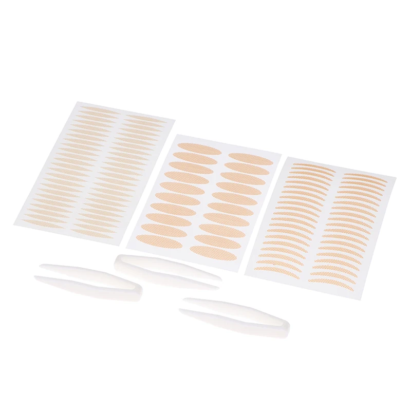 200 Pcs Invisible Olive Double Eyelid Patch Natural Beauty Eye Clear Fiber Strip Styling Traceless Eye Makeup Tool For Women