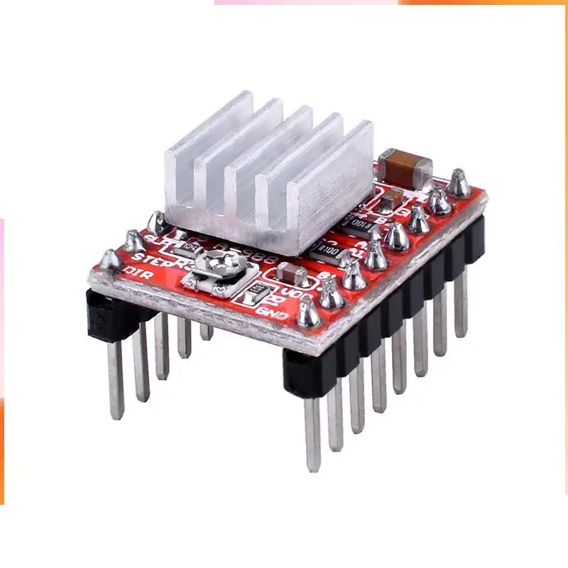 A92Z 10Pcs A4988 Stepstick Stepper Motor Driver Module With Heat Sink For 3D Printer Reprap Suitable