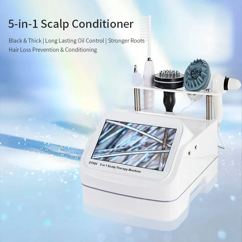 2025 5 in 1 Hair Growth Machine Scalp Massage Devices Hair Loss Treatment Machine LED Growth Repair Root And Promote Hair Growth