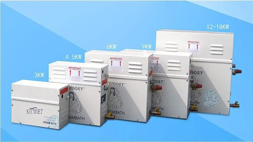 

2025 6KW Steam Generator Household Steaming Sauna Room 220V Steam Bath Machine for Relax Spa Room Digital Controller