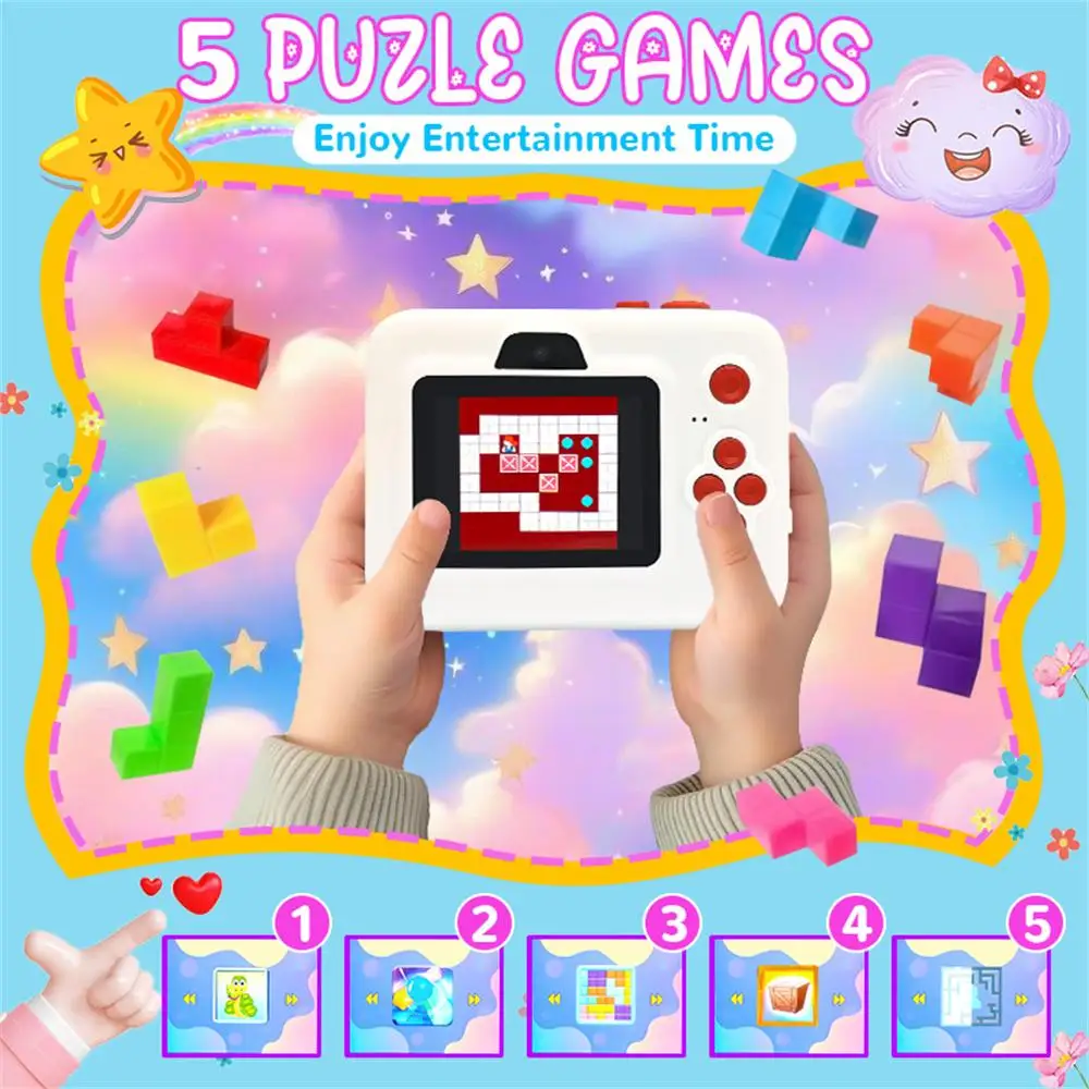 

Kids Cute Camera Home Entertainment Unleash Creativity with Magical Effects & Adventures Capture Sparkling Moments Pretend Play