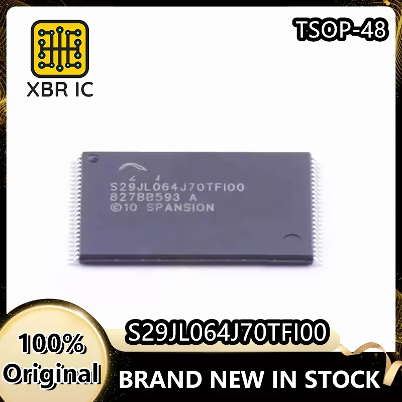 (8/20 Pieces) S29JL064J70TFI00 64MBIT TSOP48 Flash Memory Chip New Original Authentic Spot Fast Delivery