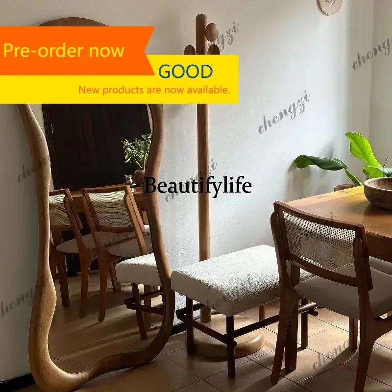 Medieval full-length mirror American full-length mirror household living room floor mirror