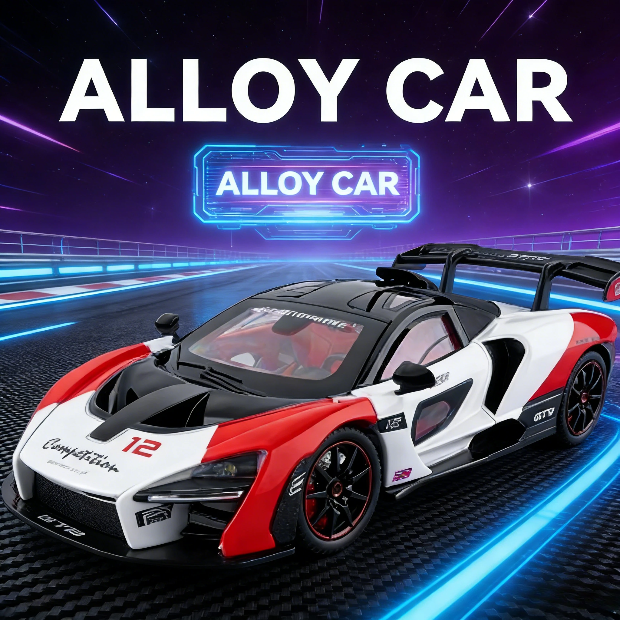 

1:24 Track-Version Sim Sports Car | Эпический подарок мальчика + коллекционный орнамент!