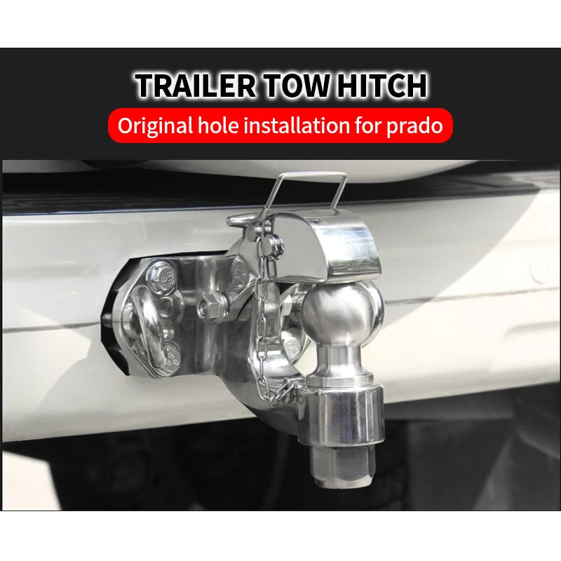 Prado High Strength Tow Hook Original Hole Rear Bar Installation Trailer Parts & Accessories