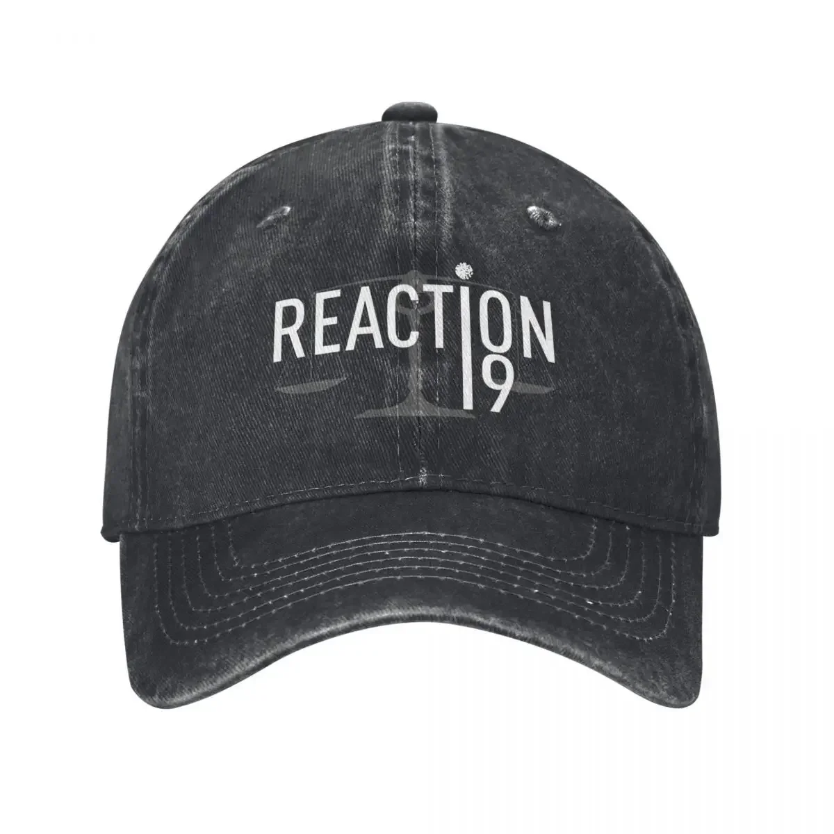 Reaction19 black background Baseball Cap Golf Hat Anime Hat fashionable Trucker Cap Men's Caps Women's