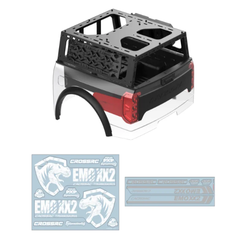 CROSSRC Tyrannosaurus EMO XX2 Pełna Pomarańczowa Tylna Obudowa CS-97401654