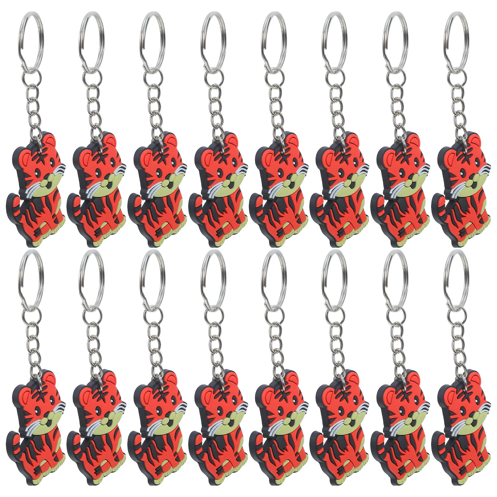 Key Bag Keychain Pendant Halloween Christmas Animal Party Favors Animal Backpack Keychain Animal Keychain Animal Keychains 24Pcs