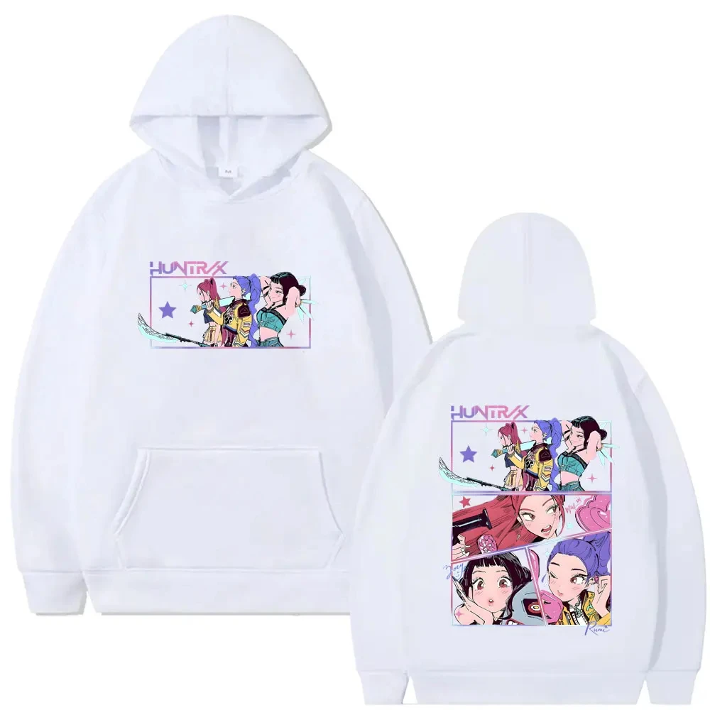 

Новый аниме Kpop Demon Hunter 2025Saja Boy пуловер с принтом модная женская толстовка с длинным рукавом повседневный свитер с капюшоном Лидер продаж